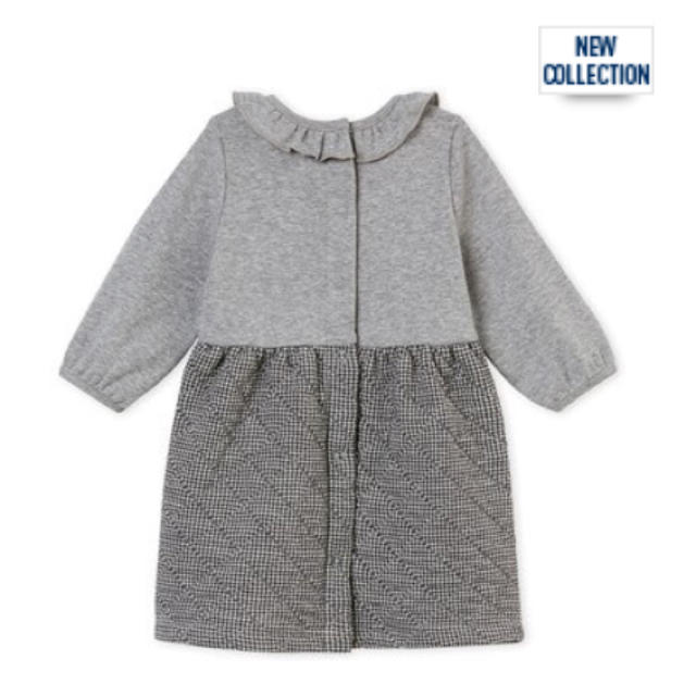 PETIT BATEAU - 《新品・タグ付き》プチバトー 千鳥格子切替ワンピース ...