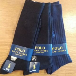 ポロラルフローレン(POLO RALPH LAUREN)の新品未使用　Ralph Lauren (ラルフローレン)　靴下３足セット(ソックス)