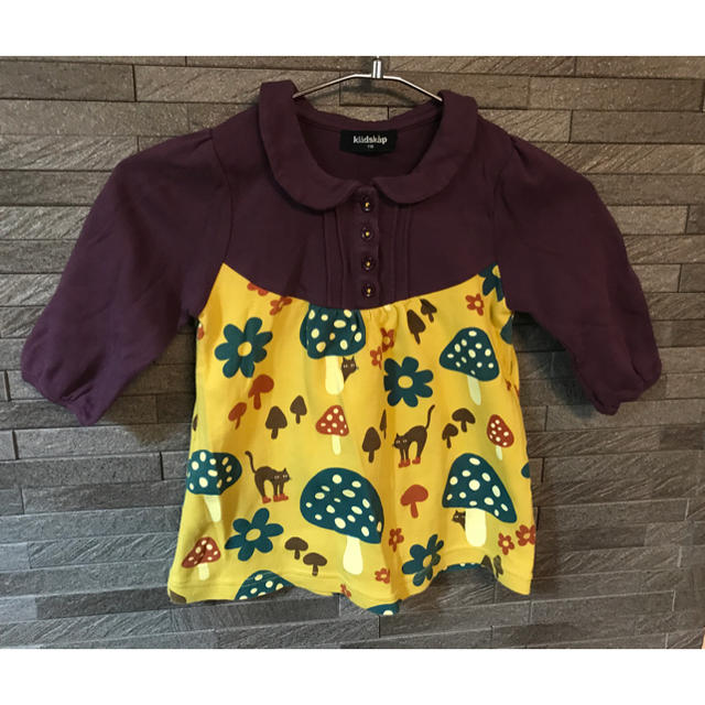 kladskap(クレードスコープ)のkladskap  110 カットソー きのこ 最値下げ キッズ/ベビー/マタニティのキッズ服女の子用(90cm~)(Tシャツ/カットソー)の商品写真