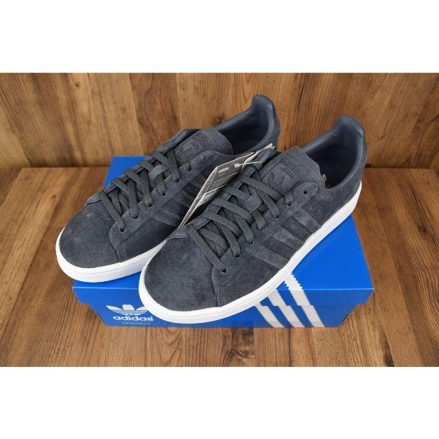 新品　adidas　キャンパス　スエード　レザー　スニーカー　24cm 1