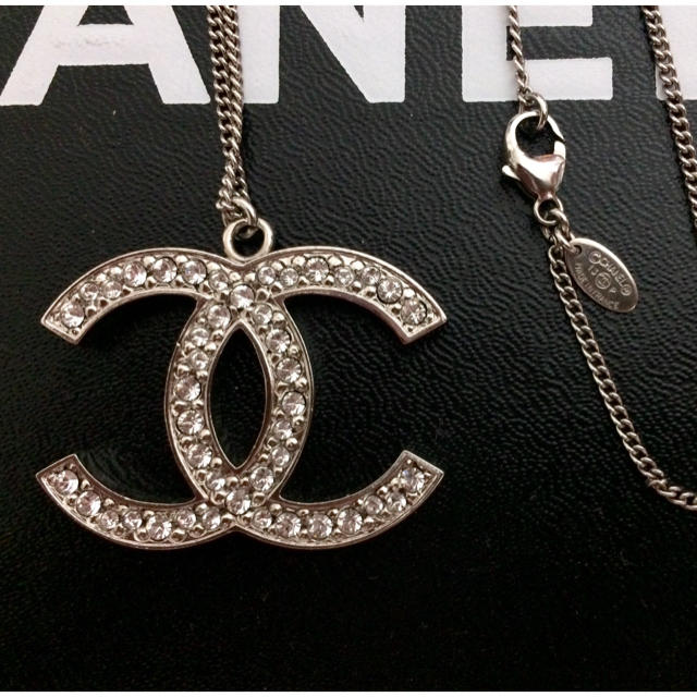 ネックレスシャネル CHANEL ネックレス ココマーク 綺麗 シルバー 美品 大きい