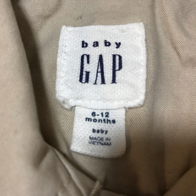 babyGAP(ベビーギャップ)のベビーギャップ 65〜80cm  トレンチコート キッズ/ベビー/マタニティのベビー服(~85cm)(ジャケット/コート)の商品写真