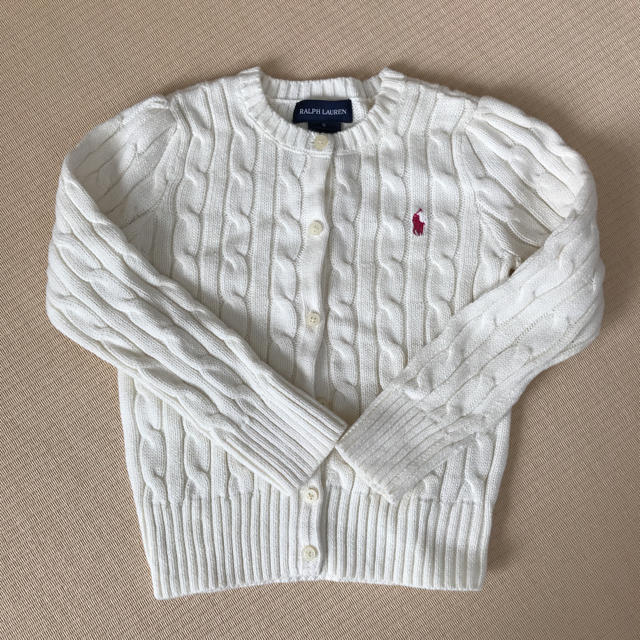 Ralph Lauren(ラルフローレン)のラルフローレン キッズ カーディガン 5 キッズ/ベビー/マタニティのキッズ服女の子用(90cm~)(カーディガン)の商品写真