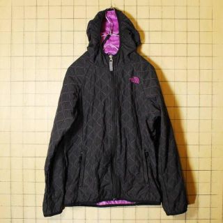 ザノースフェイス(THE NORTH FACE)のノースフェイス ジップ ナイロンジャケット 裏ボアフリースブラックS相当aw74(ナイロンジャケット)