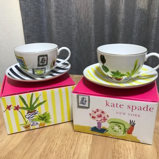 ケイトスペードニューヨーク(kate spade new york)のケイトスペード カップアンドソーサー(グラス/カップ)