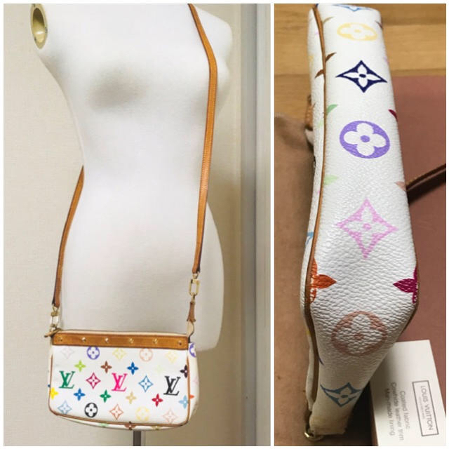 LOUIS VUITTON(ルイヴィトン)のゆきのこ様専用【正規品】ルイヴィトンのアクセサリーポーチとショルダーストラップ レディースのバッグ(ショルダーバッグ)の商品写真