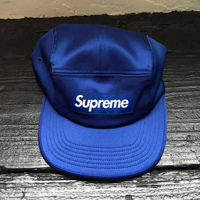 supreme キャップ Supreme satin logo camp cap