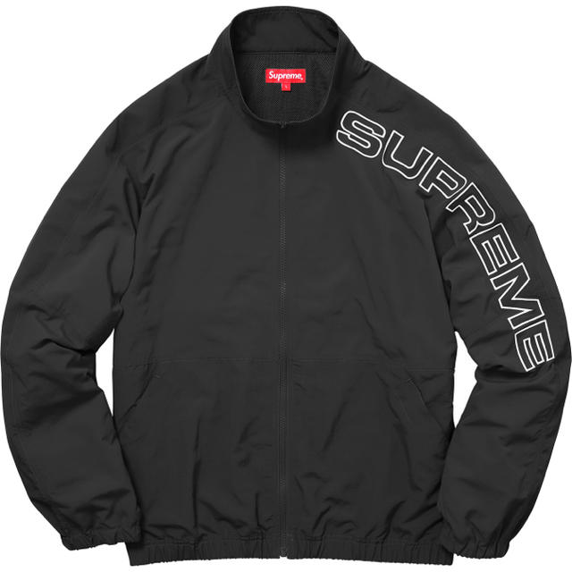 Supreme Split Track Jacket Black