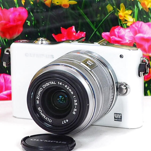 大特価在庫】 OLYMPUS ❤️々スマホへ画像送り  人気ホワイト❤️オリンパス E-PL6の通販 by  Sunflower☆Camera♪｜オリンパスならラクマ