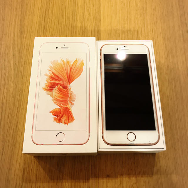 【美品】SIMフリー iPhone6s pinkgold 64GB