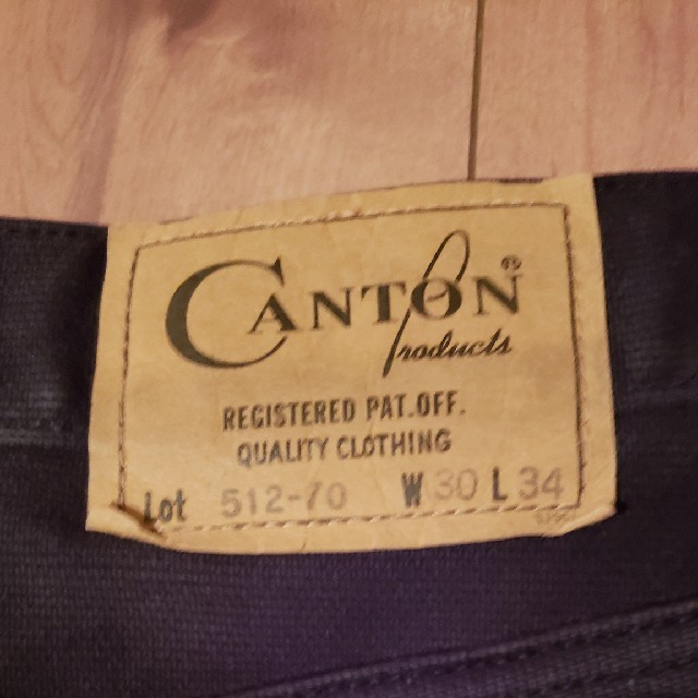 Canton(キャントン)のcanton キャントンブラックデニムパンツ メンズのパンツ(デニム/ジーンズ)の商品写真