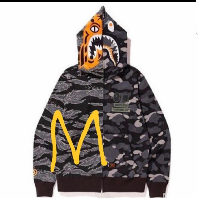 BAPE® x UNDFTD タイガーシャークパーカー M