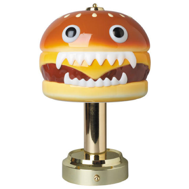 UNDERCOVER(アンダーカバー)のUNDERCOVER HAMBURGER LAMP 送料込 インテリア/住まい/日用品のライト/照明/LED(テーブルスタンド)の商品写真