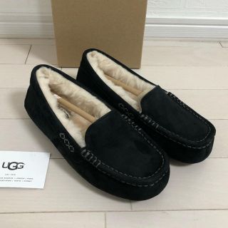 アグ(UGG)の【新品未使用】US5(22.0) UGG アンスレー モカシン ブラック(スリッポン/モカシン)