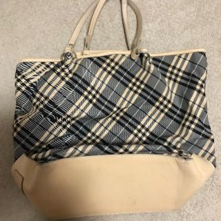 バーバリーブルーレーベル(BURBERRY BLUE LABEL)のバーバリー♡チェック柄トートバッグ(トートバッグ)