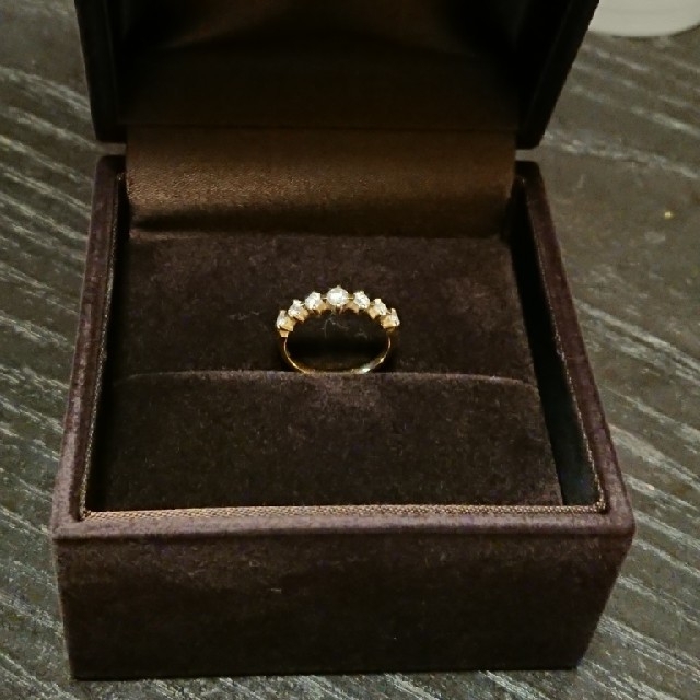 0.5カラットダイヤ 18K リング レディースのアクセサリー(リング(指輪))の商品写真