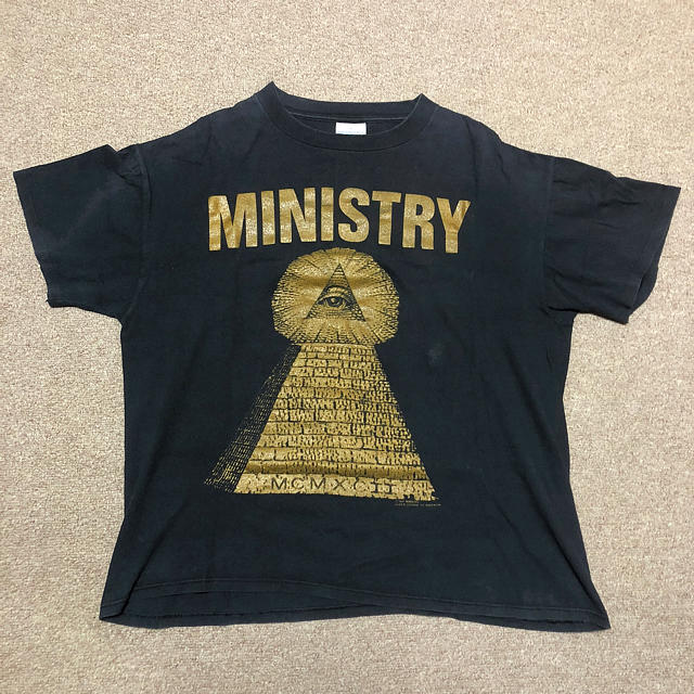 ministry バンドtシャツ 90sの通販 by じましょ's vintage tee|ラクマ ministry バンドtシャツ 90sの通販 by じましょ's vintage tee|ラクマ
