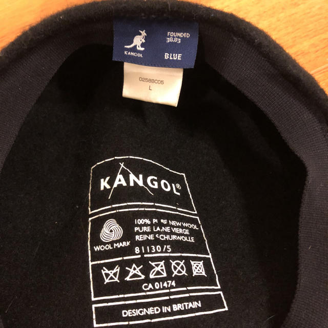 KANGOL(カンゴール)のカンゴール ハンチングキャップ ウール ブラック メンズの帽子(ハンチング/ベレー帽)の商品写真