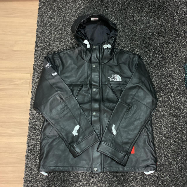 メンズsupreme the north face レザーマウンテンパーカー m