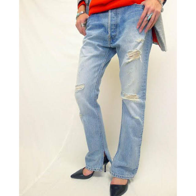 ☆EDENMADE☆Diss blue jeans ダメージデニムパンツ