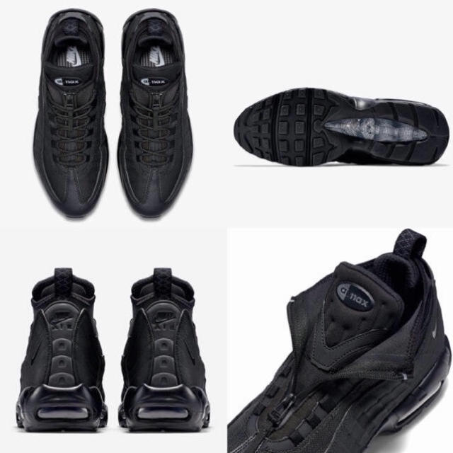 ナイキ エア マックス95 ブーツ黒 撥水Nike AirMax 95 ほぼ新品