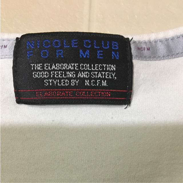 NICOLE CLUB FOR MEN(ニコルクラブフォーメン)のNICOLE CLUB FOR MENロングTシャツ メンズのトップス(Tシャツ/カットソー(七分/長袖))の商品写真