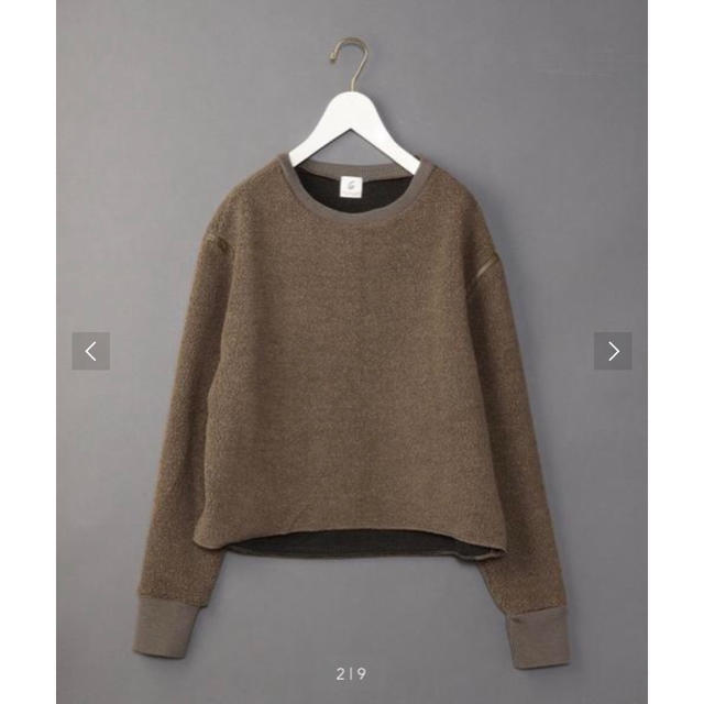 roku 6  PILE TAPE PULLOVER カットソー