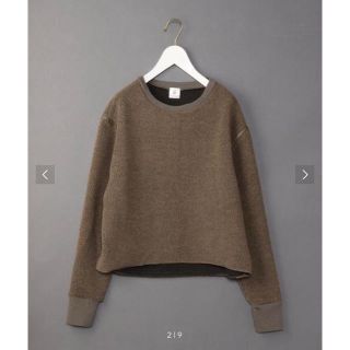 ビューティアンドユースユナイテッドアローズ(BEAUTY&YOUTH UNITED ARROWS)のroku 6  PILE TAPE PULLOVER カットソー(カットソー(長袖/七分))