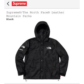 シュプリーム(Supreme)のY様専用 leather mountain  parka(レザージャケット)