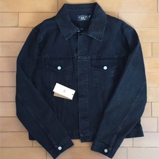 ダブルアールエル(RRL)の新品、未使用 XLサイズ rrl ダブルアールエル デニムジャケット 黒(Gジャン/デニムジャケット)