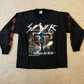 slayer 2001 バンドtシャツ ロンt(Tシャツ/カットソー(半袖/袖なし))