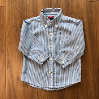 トミーヒルフィガー(TOMMY HILFIGER)のトミーヒルフィガー  ストライプキッズシャツ(シャツ/カットソー)