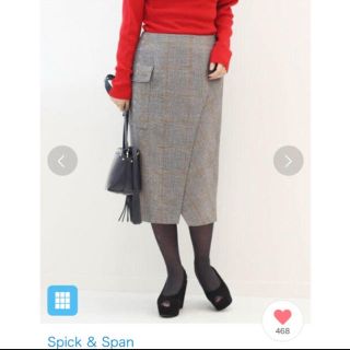 スピックアンドスパン(Spick & Span)のテニスの王子様専用〈完売〉spick and span タイトスカート 38(ひざ丈スカート)