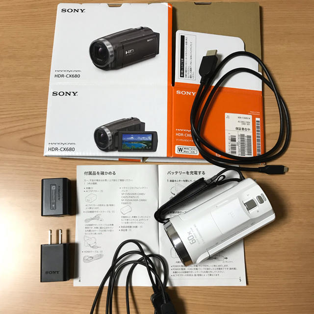 SONY(ソニー)のHDR-CX680 ソニー SONY ビデオカメラ ハンディカム スマホ/家電/カメラのカメラ(ビデオカメラ)の商品写真