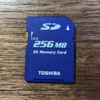 トウシバ(東芝)の東芝 SDカード 256MB メモリ(PCパーツ)