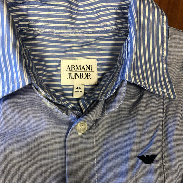 ARMANI JUNIOR(アルマーニ ジュニア)のアルマーニ★シャツ キッズ/ベビー/マタニティのキッズ服男の子用(90cm~)(Tシャツ/カットソー)の商品写真