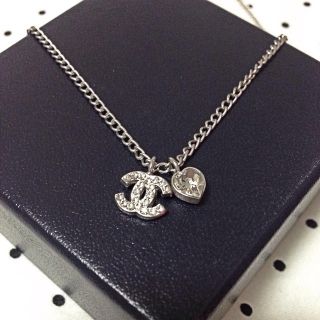 シャネル(CHANEL)のCHANEL♡CC&ハートネックレス(ネックレス)