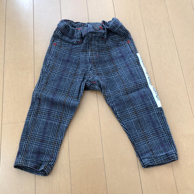 F.O.KIDS(エフオーキッズ)の今流行りのチェック柄パンツ キッズ/ベビー/マタニティのベビー服(~85cm)(パンツ)の商品写真