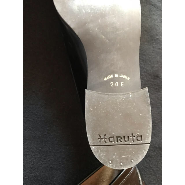 HARUTA(ハルタ)の黒のローファー レディースの靴/シューズ(ローファー/革靴)の商品写真