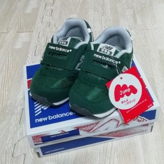 ニューバランス(New Balance)のnew balance　グリーン　14センチ　(スニーカー)