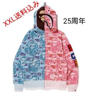 アベイシングエイプ(A BATHING APE)のCITIES CAMO 2ND APE SHARK HALF FULL ZIP (パーカー)