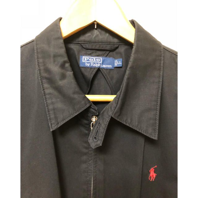 POLO RALPH LAUREN(ポロラルフローレン)のポロラルフローレン スイングトップ コットン ブラック XL メンズのジャケット/アウター(ブルゾン)の商品写真