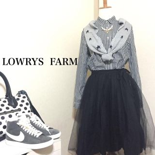 ローリーズファーム(LOWRYS FARM)のローリーズファーム ギンガムシャツ(シャツ/ブラウス(長袖/七分))