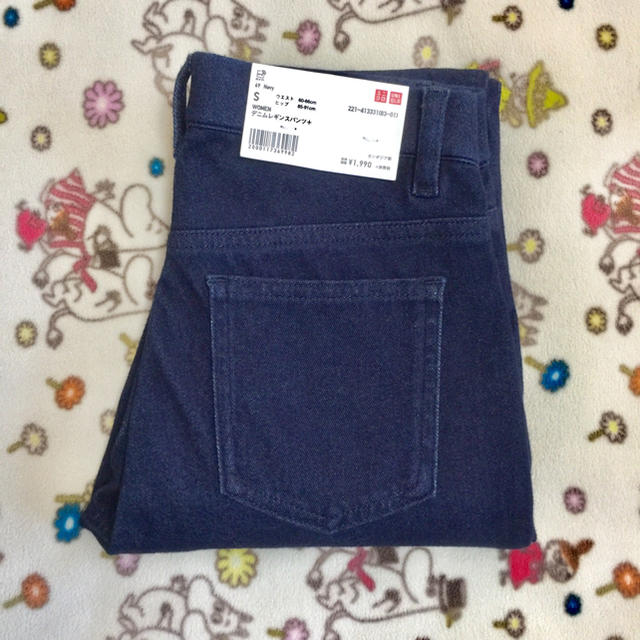 UNIQLO(ユニクロ)のユニクロ デニム レギンス パンツ S レディースのレッグウェア(レギンス/スパッツ)の商品写真