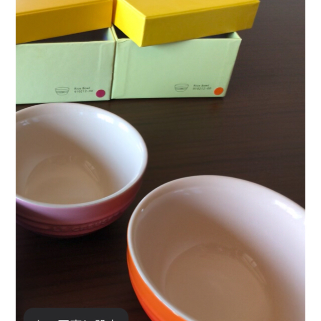 LE CREUSET(ルクルーゼ)の【新品✨】LE CREUSET ライスボウル 2色セット インテリア/住まい/日用品のキッチン/食器(食器)の商品写真