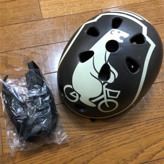 ブリヂストン(BRIDGESTONE)のbikkeビッケ 子供用ヘルメット モブダークグレー 1才〜 46cm-52cm(ヘルメット/シールド)