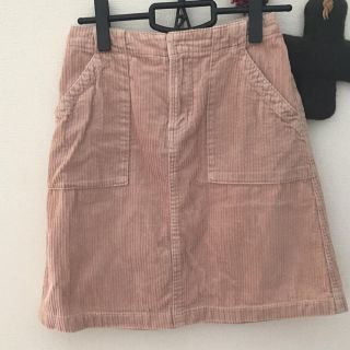 ダブルクローゼット(w closet)のコーデュロイスカート(ひざ丈スカート)