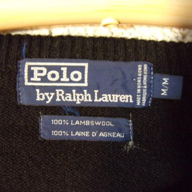 POLO RALPH LAUREN(ポロラルフローレン)の1713　ポロ　ラルフローレン　ラムウール　100％　Vネック　ニット　セーター メンズのトップス(ニット/セーター)の商品写真