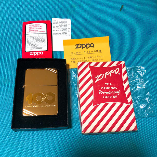 ZIPPO - コカコーラ 100周年記念ジッポの通販 by JUN's Shop｜ジッポー