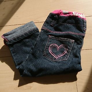 女児七分丈デニム👖130ｻｲｽﾞ(パンツ/スパッツ)